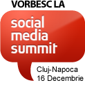 Vorbesc la Social Media Summit